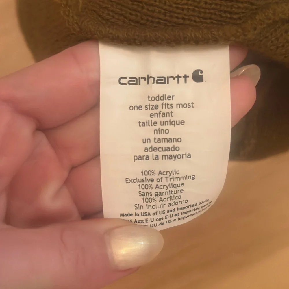 Brown Toddler Carhartt Hat